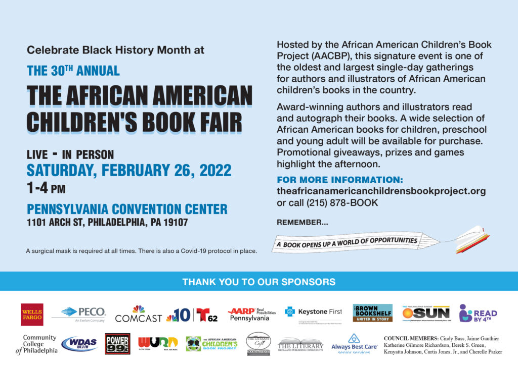 February 26, 2022 - African American Children's Book Fair